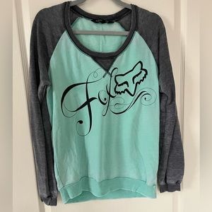 Pacsun Fox comfy baseball long sleeve shirt